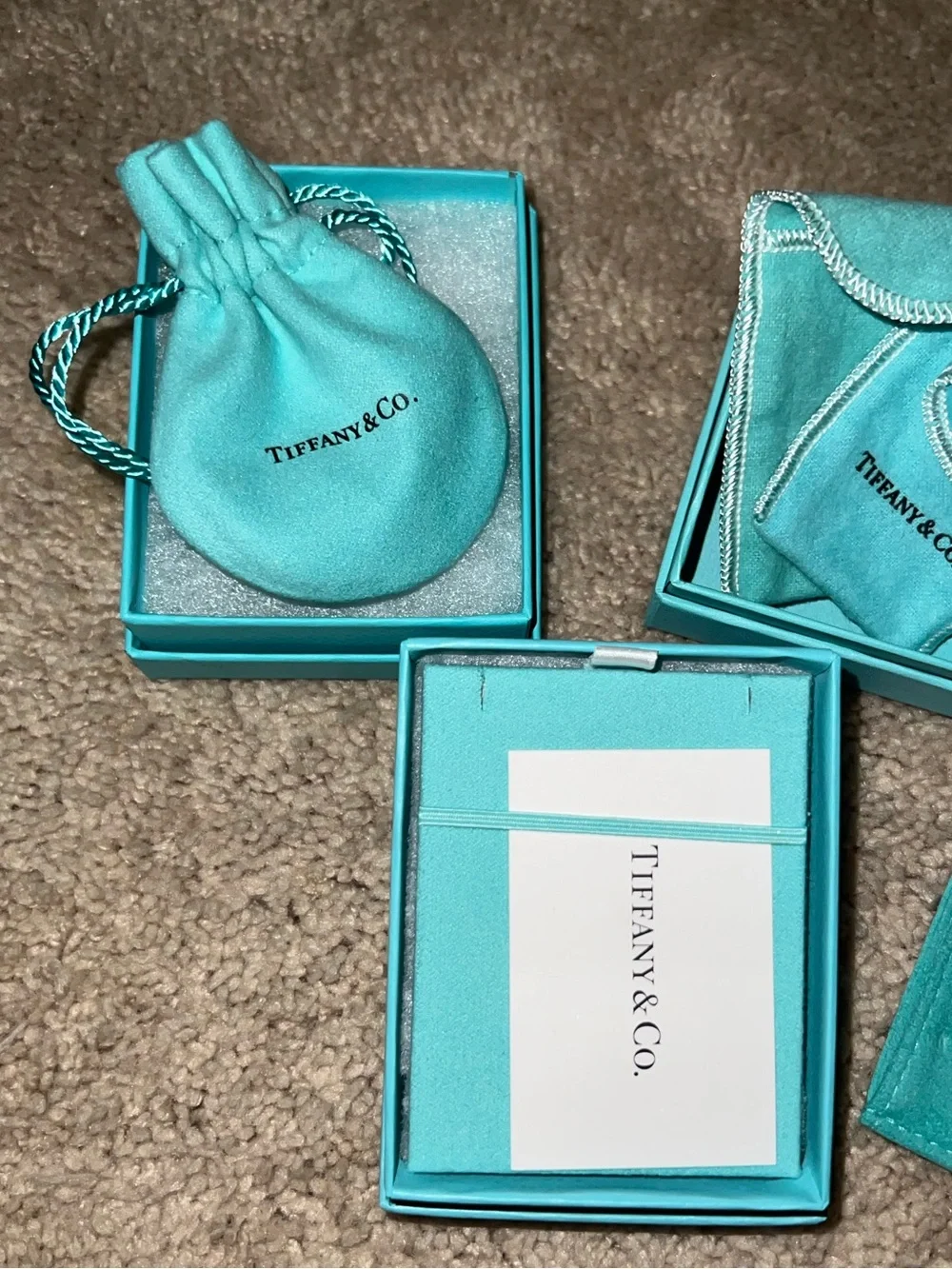 Tiffany & Co. Robin's Egg Blue Variety of Boxes & Pouches - Like New